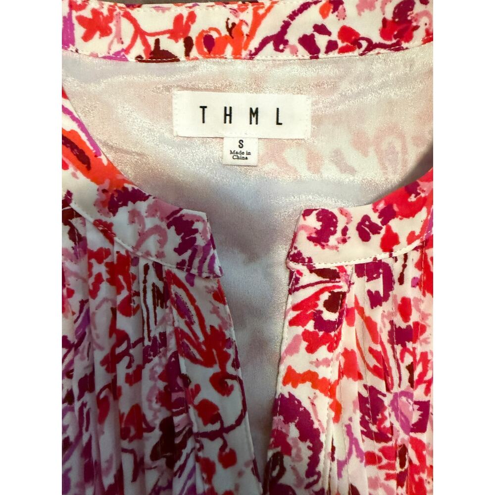 THML Charlotte Dress Pink Size Small - Picture 3 of 6
